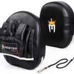 Meister MMA Punching Gloves Black w White Trim-0