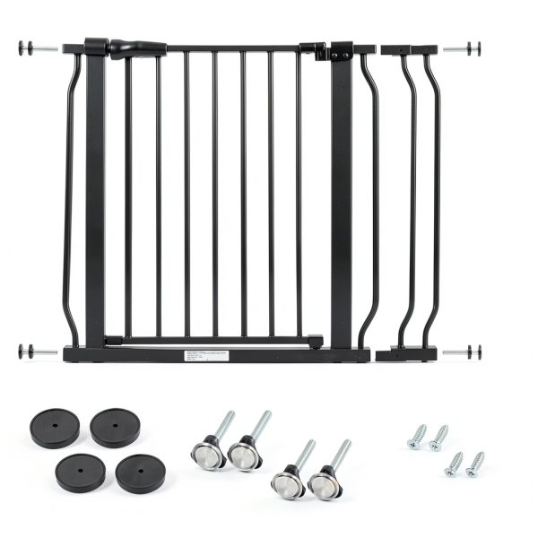 Adjustable Baby Gate ELEVON Metal Grey Design-6
