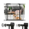 Adjustable Baby Gate ELEVON Metal Grey Design-3