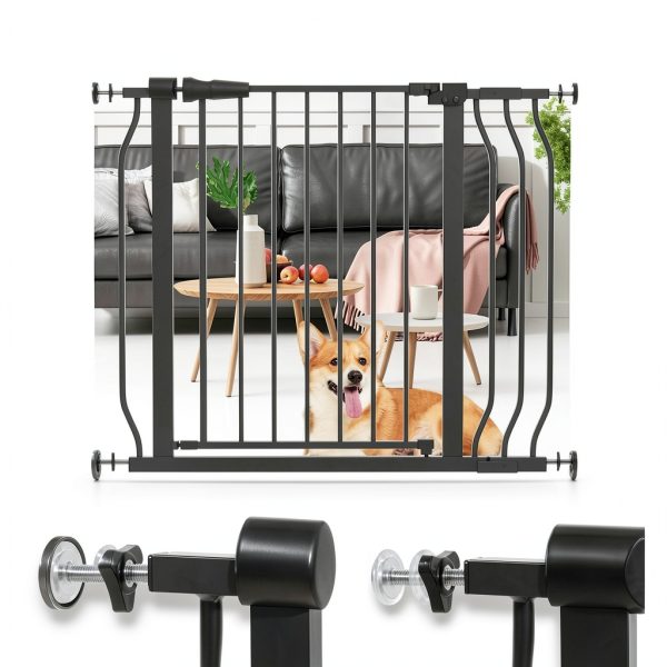 Adjustable Baby Gate ELEVON Metal Grey Design-3