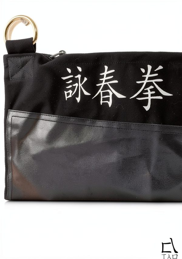 Kung Fu Focus Mitts TAO Black PU Leather-4