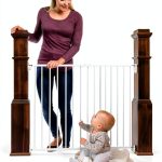 Regalo Extra Wide Baby Gate White Steel 24‑40.5in-0