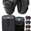 RDX Leather Punching Gloves for Martial Arts-0