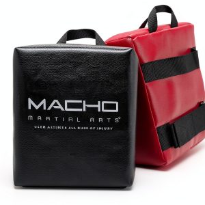 Macho Martial Arts Vinyl Focus Mitts Red Unisex-0