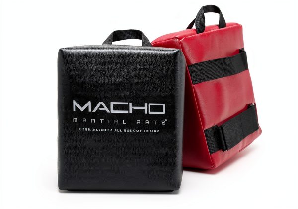 Macho Martial Arts Vinyl Focus Mitts Red Unisex-0