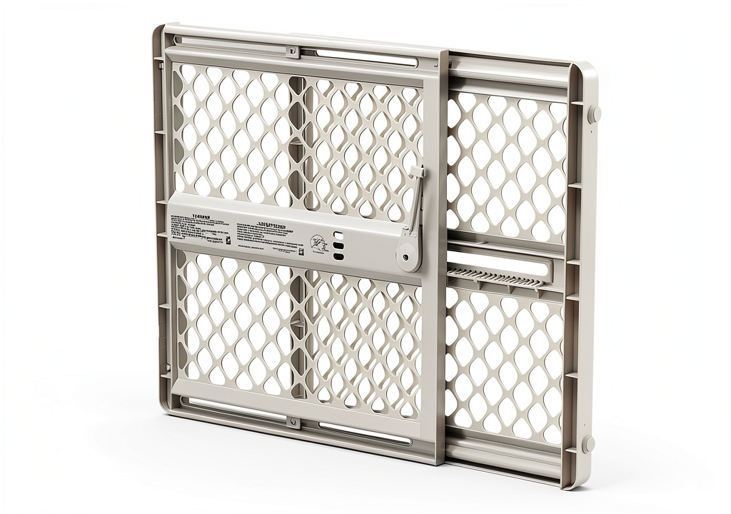 Installing North States Industries Pets Baby Gate Pressure Mount on a wooden doorway