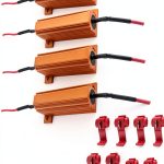 Kewucn 50W LED Headlight Decoder Resistor 6Ω-0