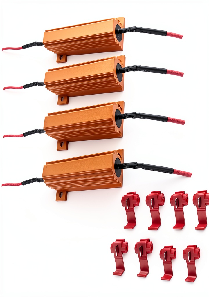 Installing Kewucn LED headlight decoder resistor in a vehicle headlamp assembly