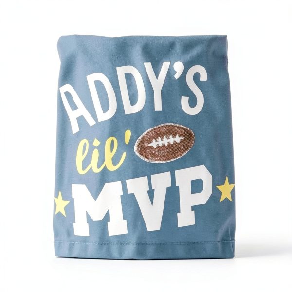 Daddy's Lil MVP Baby Boy Sweatshirt & Jogger Set – Soft Cotton, Blue &-2