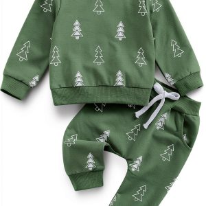 Baby Boy Christmas Outfit LittleJoy Cotton Set-0
