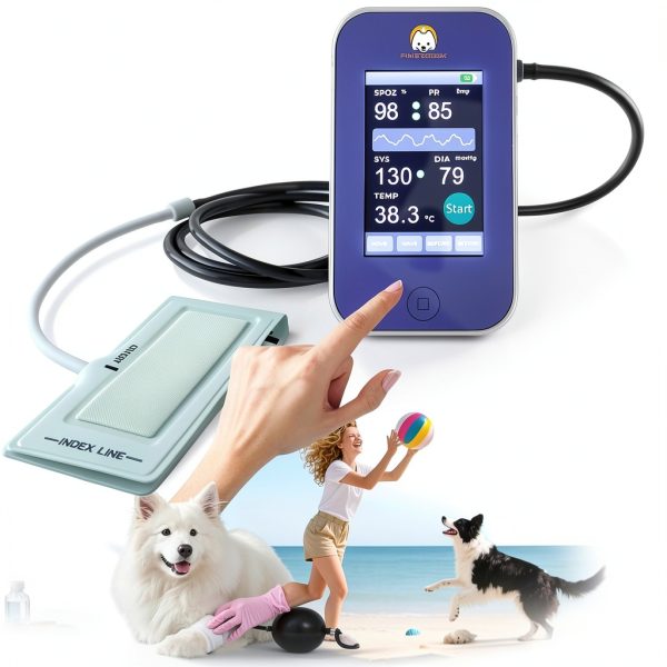 Animal Blood Pressure Monitor Bagado MYD-01 3.5" LCD Touch Screen-5