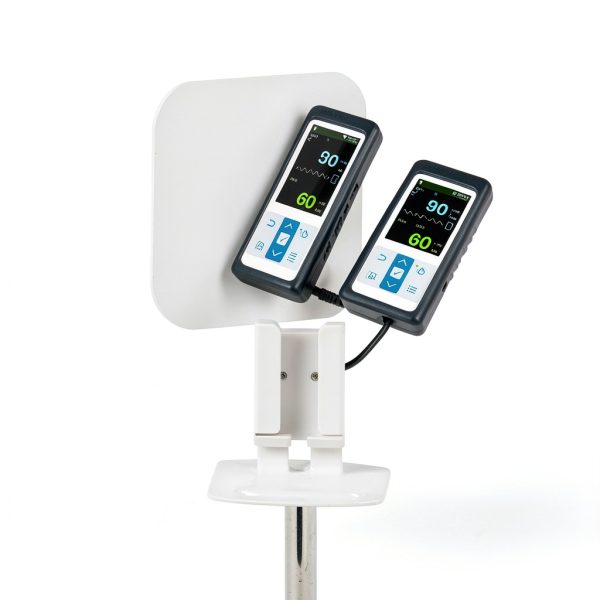 VivaComfort Portable Vital Signs Monitor Stand Adjustable Steel Cart-2