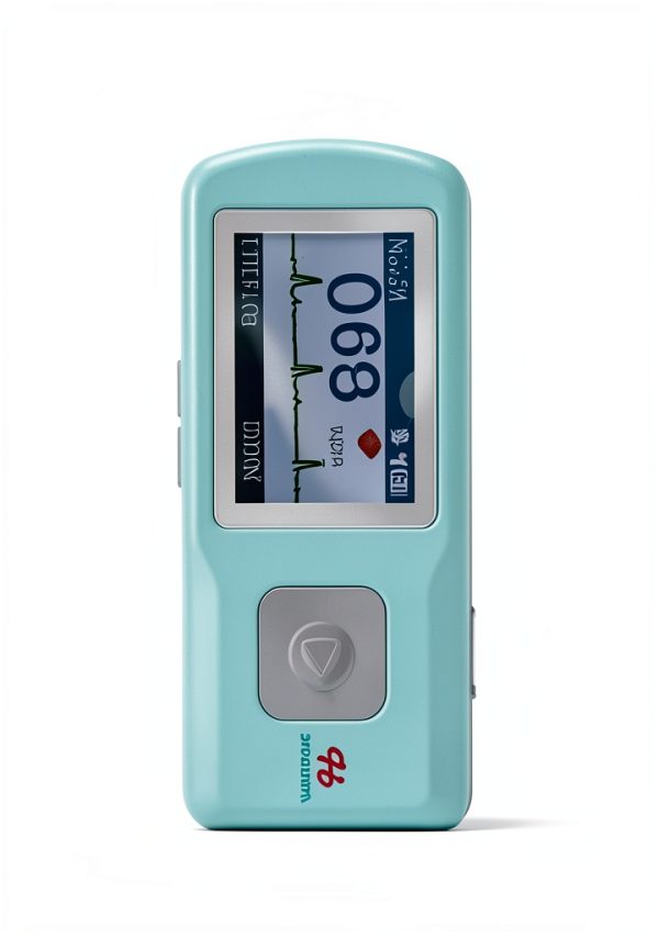 EKG Monitor SonoHealth 3 Inch Blue Plastic Memory-2