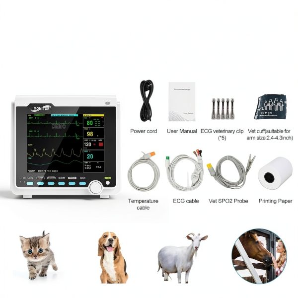 Veterinary monitor CMS6000VET Contec portable multi‑parameter-3