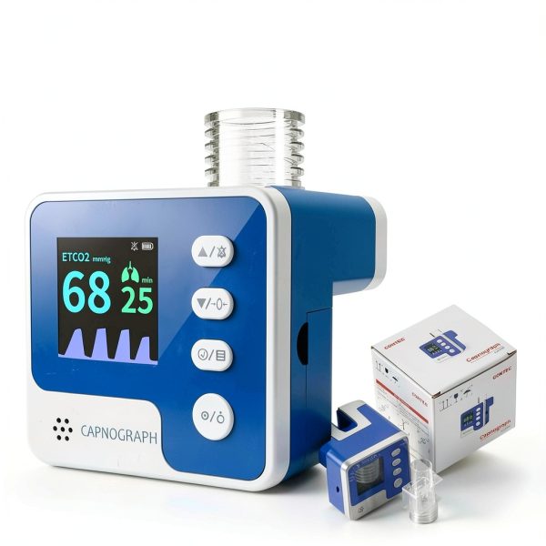 CONTEC CA10M Veterinary Capnograph, CO2 ETCO2(Mainstream) Respiration Rate Monitor 2023-4