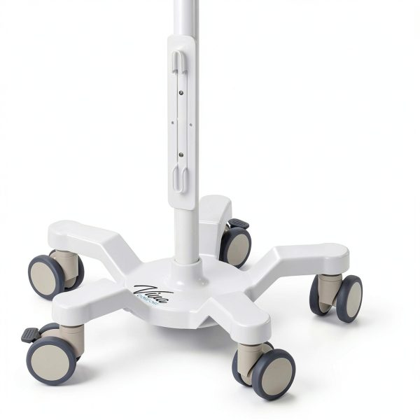 VivaDiagnostics Rolling Stand Vital Signs Monitor Metal Cart Organizer-6