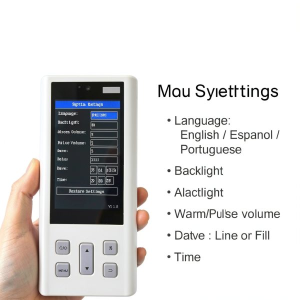 Caphstion Veterinary Pulse Handheld Pulse for Animals 24 hours SPO2 Pulse Rate Monitor Alarm(H100 for Pets)-2