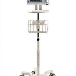 VivaDiagnostics Rolling Stand Vital Signs Monitor Metal Cart Organizer-0