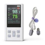 Caphstion Veterinary Pulse Handheld Pulse for Animals 24 hours SPO2 Pulse Rate Monitor Alarm(H100 for Pets)-0