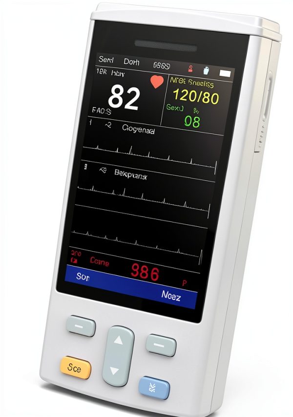 M6 4.3 inch Veterinary Monitor by Smar – Grey, ECG SpO2 NIBP-1