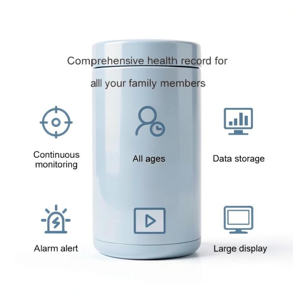 Caphstion Veterinary Pulse Handheld Pulse for Animals 24 hours SPO2 Pulse Rate Monitor Alarm(H100 for Pets)-7
