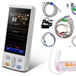 M6 4.3 inch Veterinary Monitor by Smar – Grey, ECG SpO2 NIBP-0