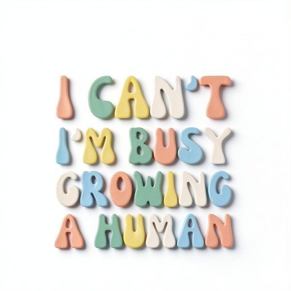 Mama Shirt for Women I Can't I'm Busy Growing A Human Shirt, Funny Pregnancy Shirt-3